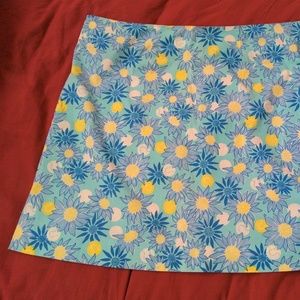 Lilly Pulitzer skirt XXL Plus size Custom Lilly Pulitzer Blue Daisys